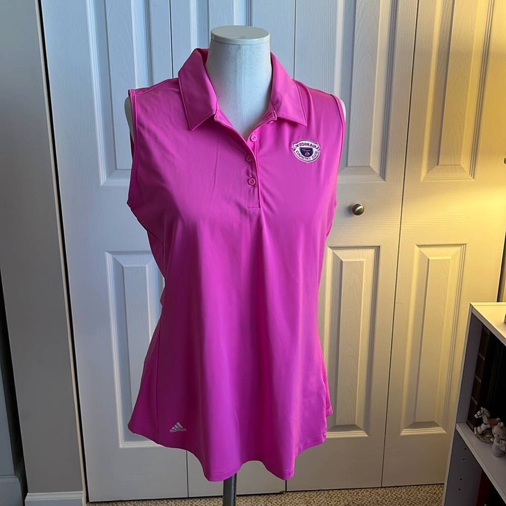 Adidas women’s sleeveless golf polo - Medinah CC